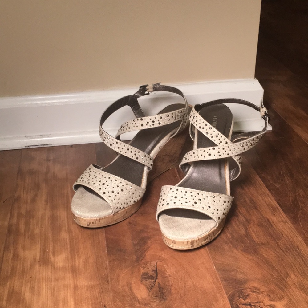 Strappy Bedazzled Heeled Sandals